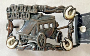1950's Tales of Wells Fargo Tooled Leather Cowboy Belt and Ornate Buckle - Picture 1 of 8