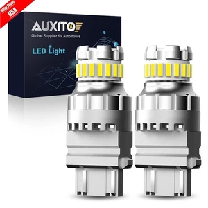 AUXITO 3157 3156 LED Backup Reverse Light Bulbs 6500K  Cool White Bright 2800LM - Picture 1 of 23
