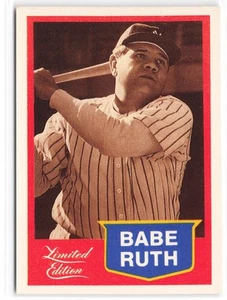 1989 Cmc Babe Ruth Limited Edition #NNO Babe Ruth PROMO Blue Back - Picture 1 of 2