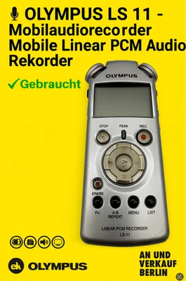 🎙️ Olympus LS 11 - Mobilaudiorecorder Mobile Linear PCM Audio Rekorder ✅ LS11 - Bild 1 von 4