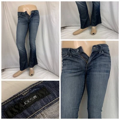 Jeans Joes Talla 28 Azul Lavado Oscuro Corte Bota Algodón Elástico Hecho en EE. UU. USADO EN EXCELENTE ESTADO YGI P1-22 Foto 1 de 4