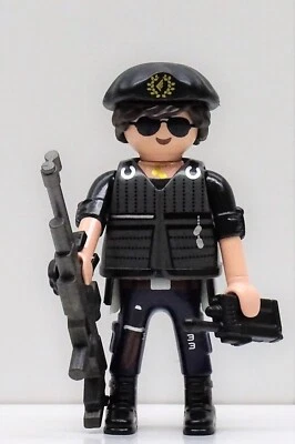 POLIZEI SCHARFSCHÜTZE SNIPER ELITE Playmobil zu SEK POLICE Gewehr OVP NEU RAR !