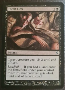 Tomb Hex - Common - Worldwake #69 - MTG - Picture 1 of 1