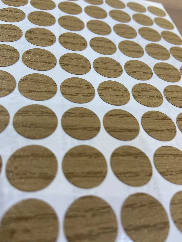 STEVEO Self Adhesive Screw Cap Covers Oak Cheapest On Here Do The Maths!