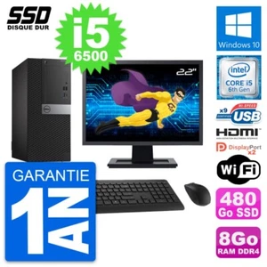 PC tour DELL 7050 Bildschirm 22 " Intel i5-6500 RAM 8Go SSD 480Go HDMI Windows - Bild 1 von 8