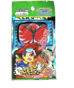 NEW IN PKG. JAPAN- (10 CARDS PER PK) DIGIMON TRADING COLLECTION LIGHT CARDS - Picture 1 of 2