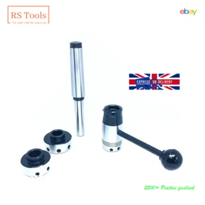 Lathe Tailstock Floating Type Die Holder Set 2MT Shank Inch Imperial Size MT2 UK - Picture 1 of 18
