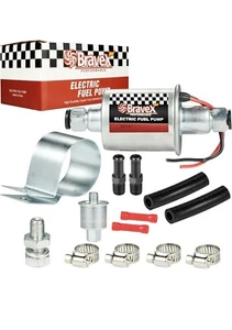 Bomba de combustible eléctrica universal E8012S baja presión 5-9 PSI 12V con kit de instalación - Imagen 1 de 6