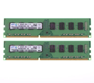 Samsung 8GB 2X 4GB PC3-12800 DDR3 1600MHz 1.5V Memory For Dell Optiplex DIMM RAM - Image 1 of 4