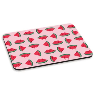 Pastèque Tranches Juicy Fruit Rose Tapis De Souris PC Ordinateur - Photo 1/1