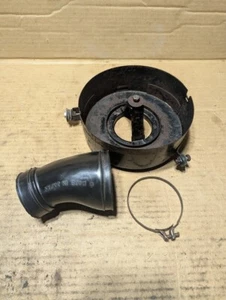 1974 SUZUKI TM400 CYCLONE OEM AIR BOX CLEANER AND DUCT BOOT AND CLAMP - Picture 1 of 11