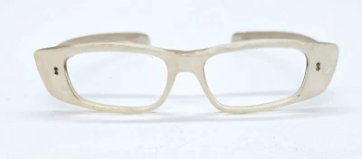 Marco de gafas de gato retro marmoleado blanco DOSCAR FRANCIA gafas vintage Foto 1 de 4