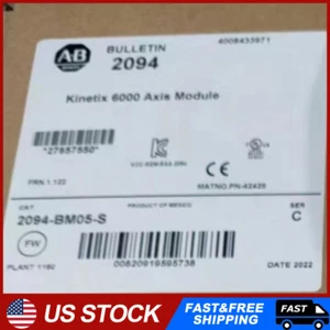 NEW Allen Bradley 2094-BM05-S /C Servo Axis Module 49A Kinetix 6000 Guard Motion - Picture 1 of 5
