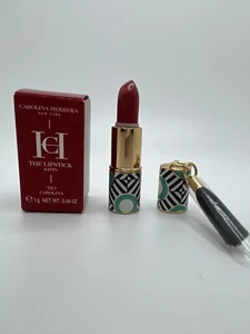 New CAROLINA HERRERA Satin lipstick #310, .04 oz, comes w/tassel charm TRAVEL - Picture 1 of 3