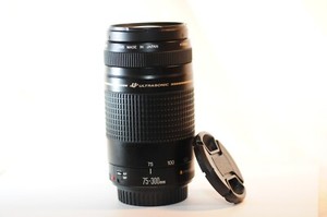 Canon EF 75-300mm f/4-5.6 USM II lens for EOS A2 Elan Rebel T8 T7 90D 80D 5D 7D