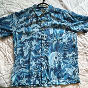 Blau Duke Haband Hawaiihemden Herren XL Kurzarm Stil 137 gebraucht - Bild 1 von 4