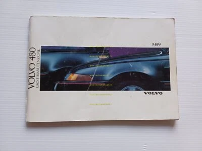 Volvo 480 ES 1989 manuale uso manutenzione libretto italiano originale - Immagine 1 di 4