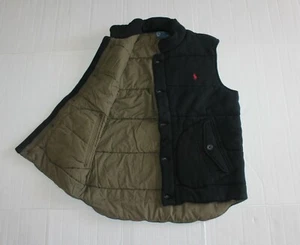 Polo Ralph Lauren Men's Quilted Fleece Vest Size Large in Polo Black - Picture 1 of 4