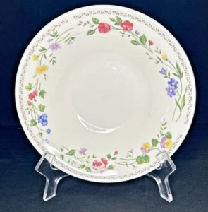 FARBERWARE ENGLISH GARDEN 225 ~ 7.5” Soup Bowls STONEWARE Flowers EUC Set Of 2 - Picture 1 of 6
