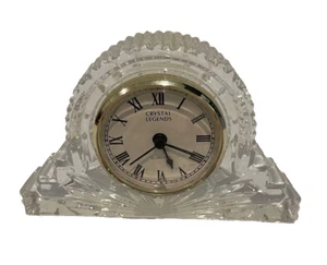 Crystal Legends by Godinger Mantle Clock - Picture 1 of 6