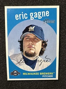 Eric Gainne #395 2008 Topps Heritage QTY Milwaukee Brewers - Imagen 1 de 2