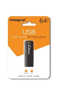 Integral Black USB 64Gb - Picture 1 of 1