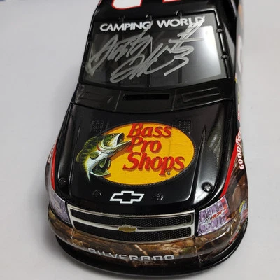 Camión Bass Pro 2010 firmado por Austin Dillon novato, chapa, tarjeta de fanfarria 2011 Foto 1 de 4