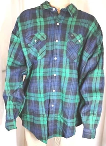 Codet weiches Flanellhemd Herren 4XL groß Twill kariert Baumwolle Langarm Button Down - Bild 1 von 23