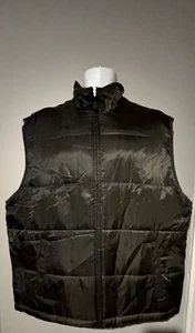 NEW Dockers Premium Quilted Puffer Vest Dark Green Polyester $200 Retail XXL Men - Picture 1 of 9