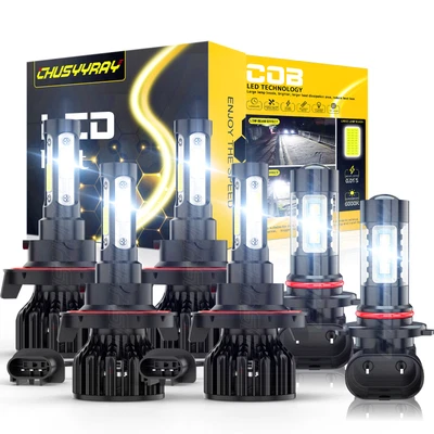 Faro antiniebla alto y bajo 9008+9008+9145 para Mercury Mariner 2005-2011 6000K Foto 1 de 4