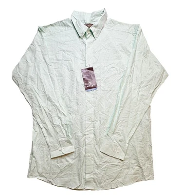 Ariat Shirt Mens XL Tall Mist Green Solid Slub Classic Fit Long Sleeve - Image 1 of 4