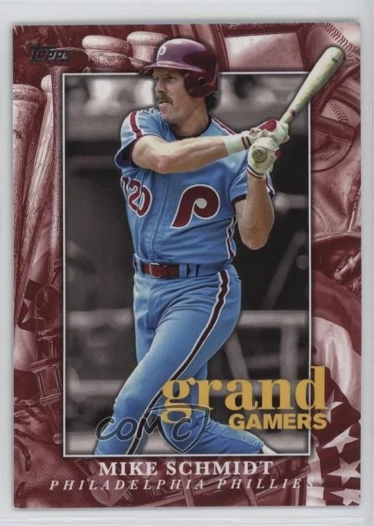 2024 Topps Series 1 Grand Gamers Red /10 Mike Schmidt #GOG-5 HOF - Image 1 of 2