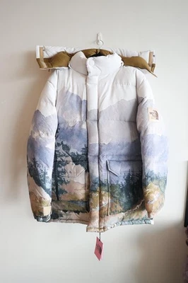 GUCCI THE NORTH FACE Forest Trail Print Down Quilt Puffer Parka Jacket L NEW - Image 1 of 4