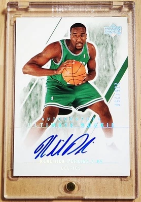 Rookie 2003-04 UD Ultimate Collection Kendrick Perkins Auto RC 125723 Foto 1 de 4