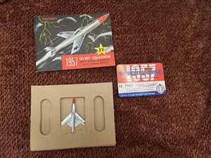1957 Captain Midnight Secret Squadron with Plane & Original Envelopes Lot - Picture 1 of 5