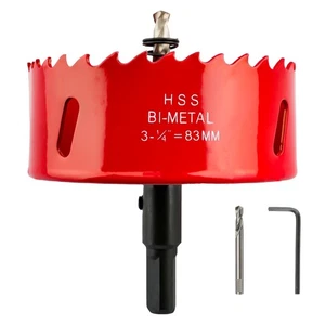 Hole Saw 3-1/4 Inch(83mm) for Wood, Plastic Board, Ceiling,Drywall, and Metal... - Picture 1 of 5