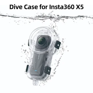 60M Wasserdicht Gehäuse Abdeckung Unterwasser Unsichtbar Tauch Case für Insta360 X5 - Bild 1 von 5