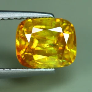 2.40 Cts_Diamond Sparkle_100 % Natural Unheated Yellow Orange Sphalerite - Picture 1 of 3