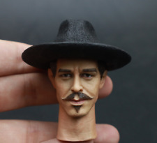 1/6 Scale Soldiers Cowboy Doc Holliday Val Kilmer Head Sculpt Head Carving Model