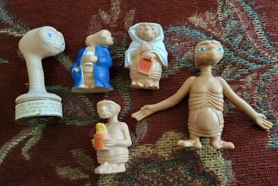 复古 LJN 玩具 KRAFT E.T. 人物玩具额外恐怖糖果容器  — 第 1/4 张图片
