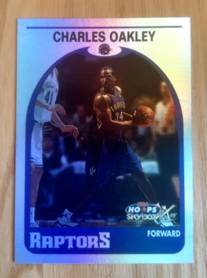 Charles Oakley 1999-00 Skybox NBA Hoops HOOPLA PLUS #87 Parallel Raptors - Image 1 of 2