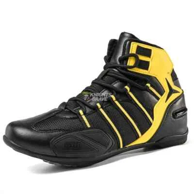 Botas de Motocicleta Para Hombre Cómodas Transpirables Informales Zapatos de Motocross Foto 1 de 4
