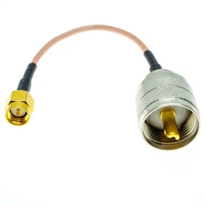 New SMA Male plug Switch UHF Male Plug PL259 RG316 Jumper Cable WIFI Antenna - Picture 1 of 7