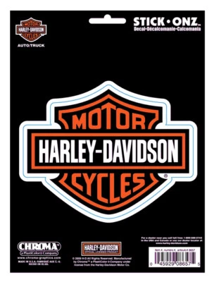Harley-Davidson Classic Bar & Shield Stick on Decal Aufkleber 13,2 x 10,4 cm