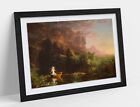 THOMAS COLE, VOYAGE OF LIFE: CHILDHOOD -FRAMED WALL ART POSTER PRINT 4 SIZES