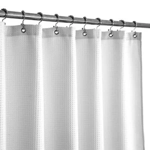 Stall Shower Curtain Fabric 36 x 72 inch, Waffle Weave Half Size Small, Hotel... - Picture 1 of 7