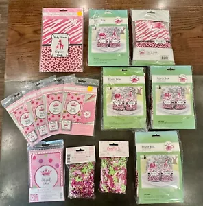Baby Girl Shower Favor Boxes, Invitations, Thank You + Baby Shower Keepsake Book - Picture 1 of 5