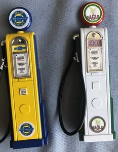 Diecast Miniature Gas Pumps Eagle & Chevrolet Gasoline 1:18 Scale - Picture 1 of 4