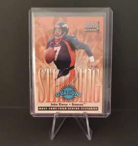 1998 Leaf Rookies & Stars John Elway Standing Ovations #3636/5000 Broncos - Picture 1 of 2
