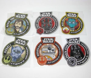 Funko Star Wars Smugglers Bounty Lot 6 Patches Darth Vader Greedo BB-8 Zeb Andor - Picture 1 of 4
